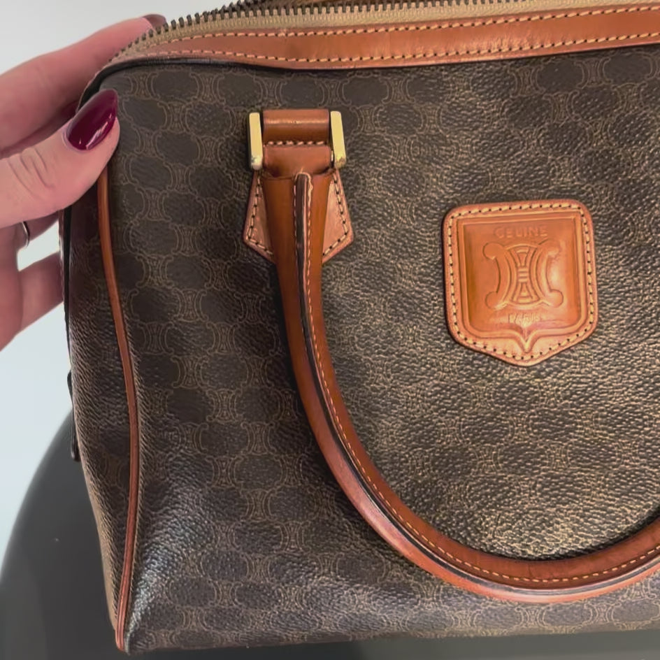 Celine Boston Macadam 25 With Strap - Queen May