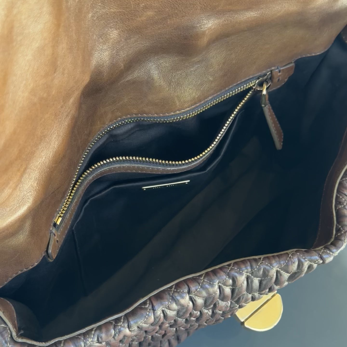 Miu Miu Matelasse Leather Satchel - Queen May