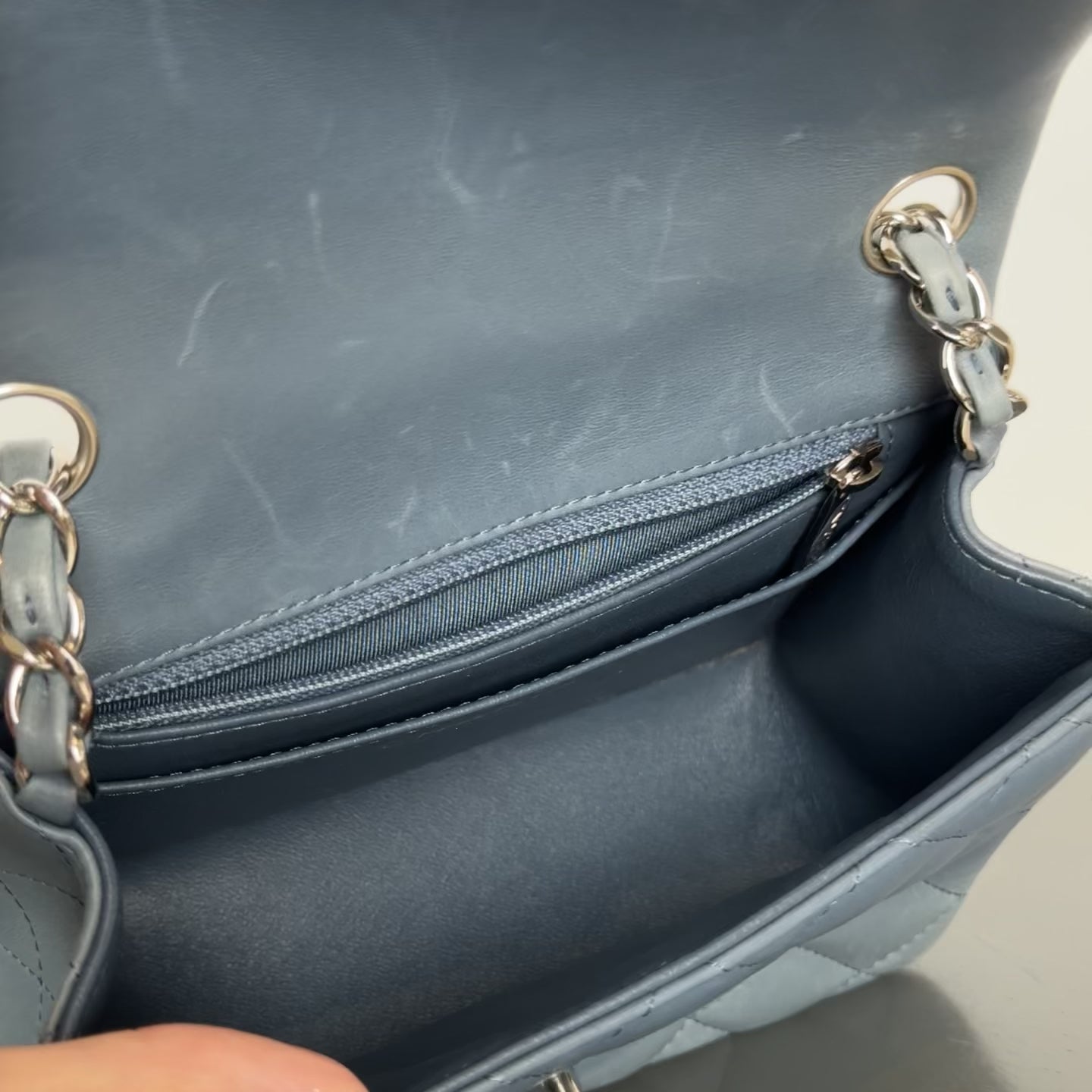 Chanel Square Mini Flap Bag Lambskin 2012 - Queen May