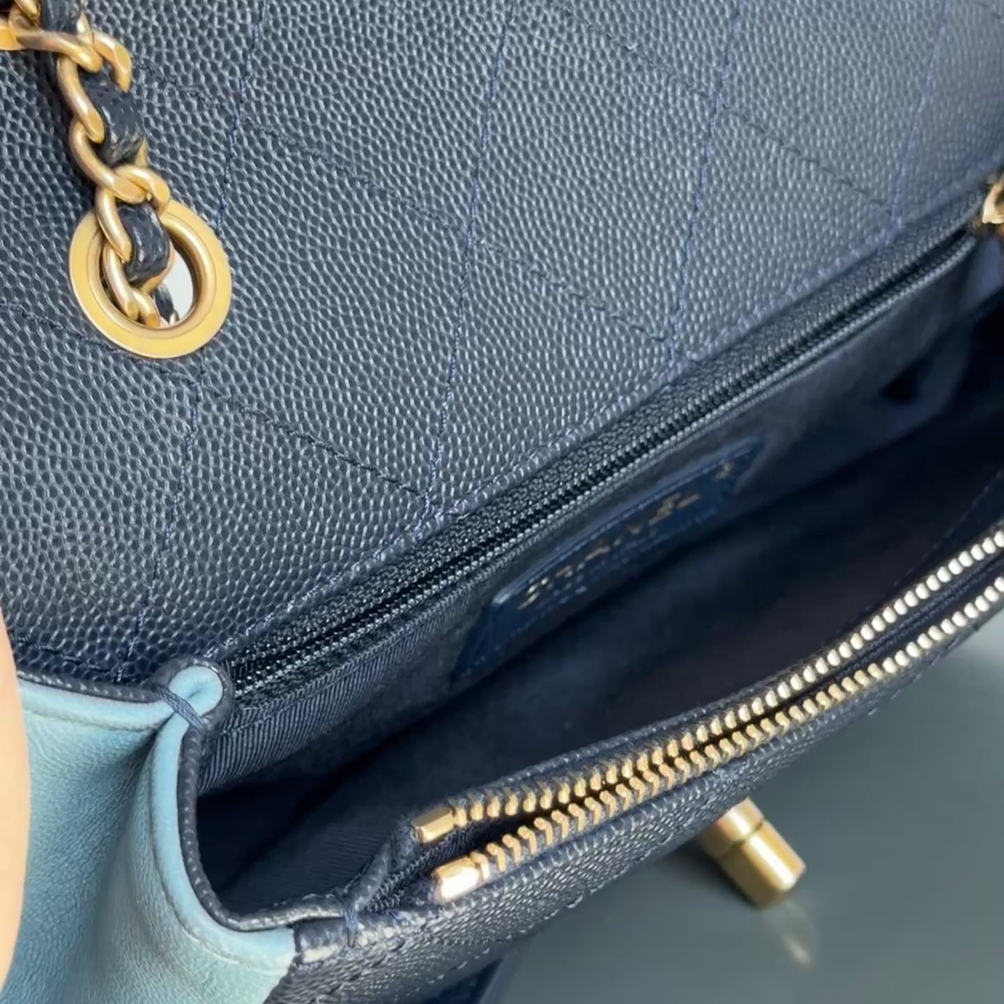 Chanel Chain Around CC Flap Bag Lambskin with Caviar - Queen May