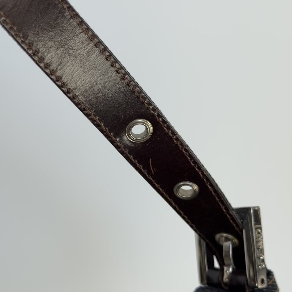 Fendi Denim Floral Baguette - Queen May