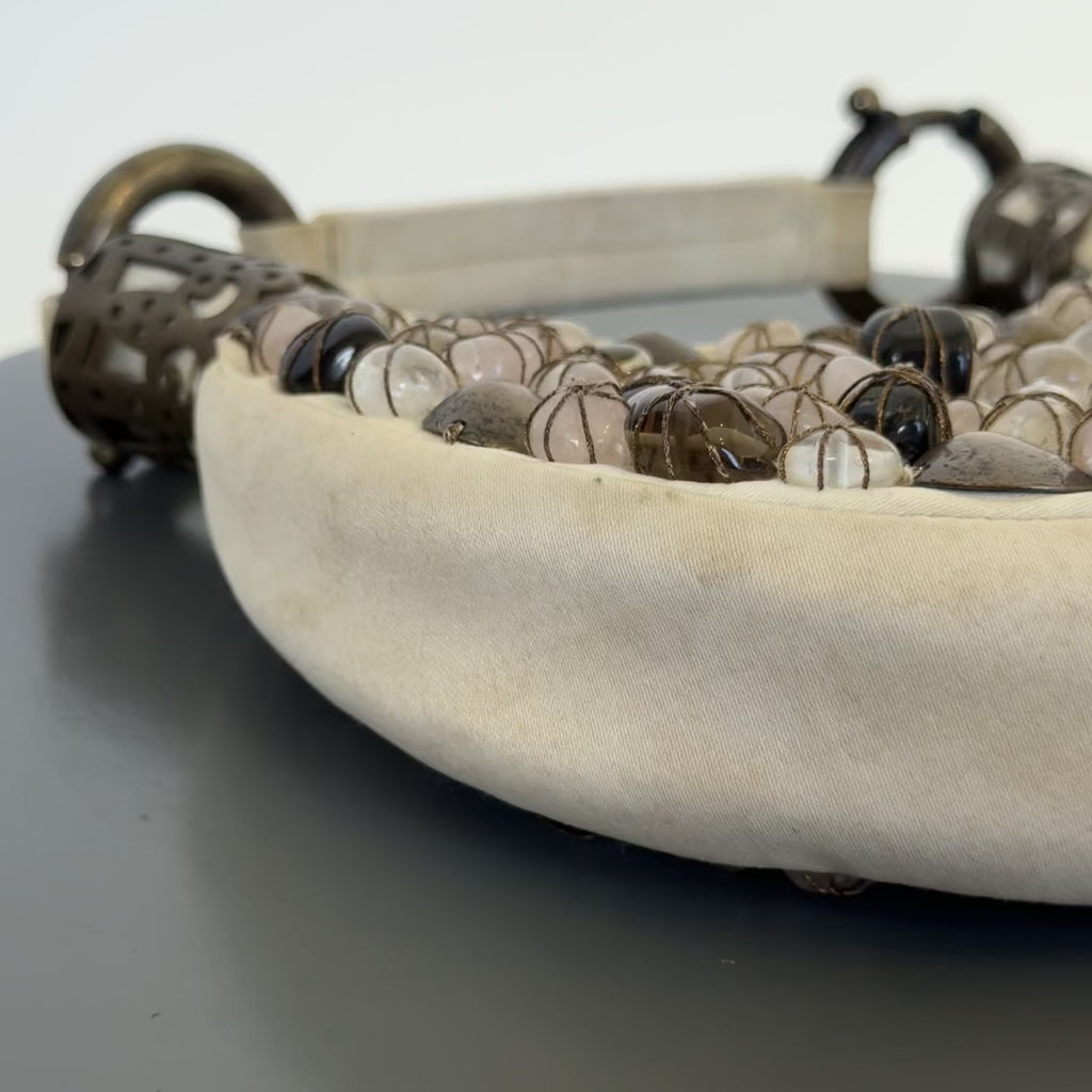 Chloe By Phoebe Philo Rose Quartz Embellished Handbag Circa 2000s - Queen May