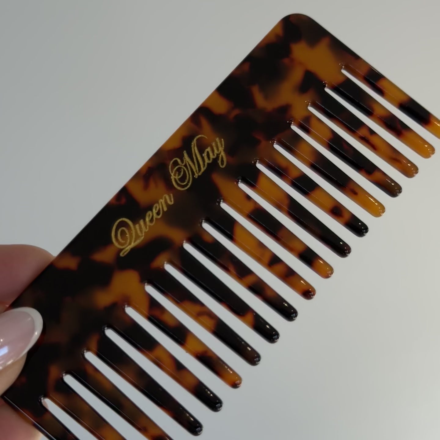 Queen May Tortoiseshell Acetate Comb - Queen May