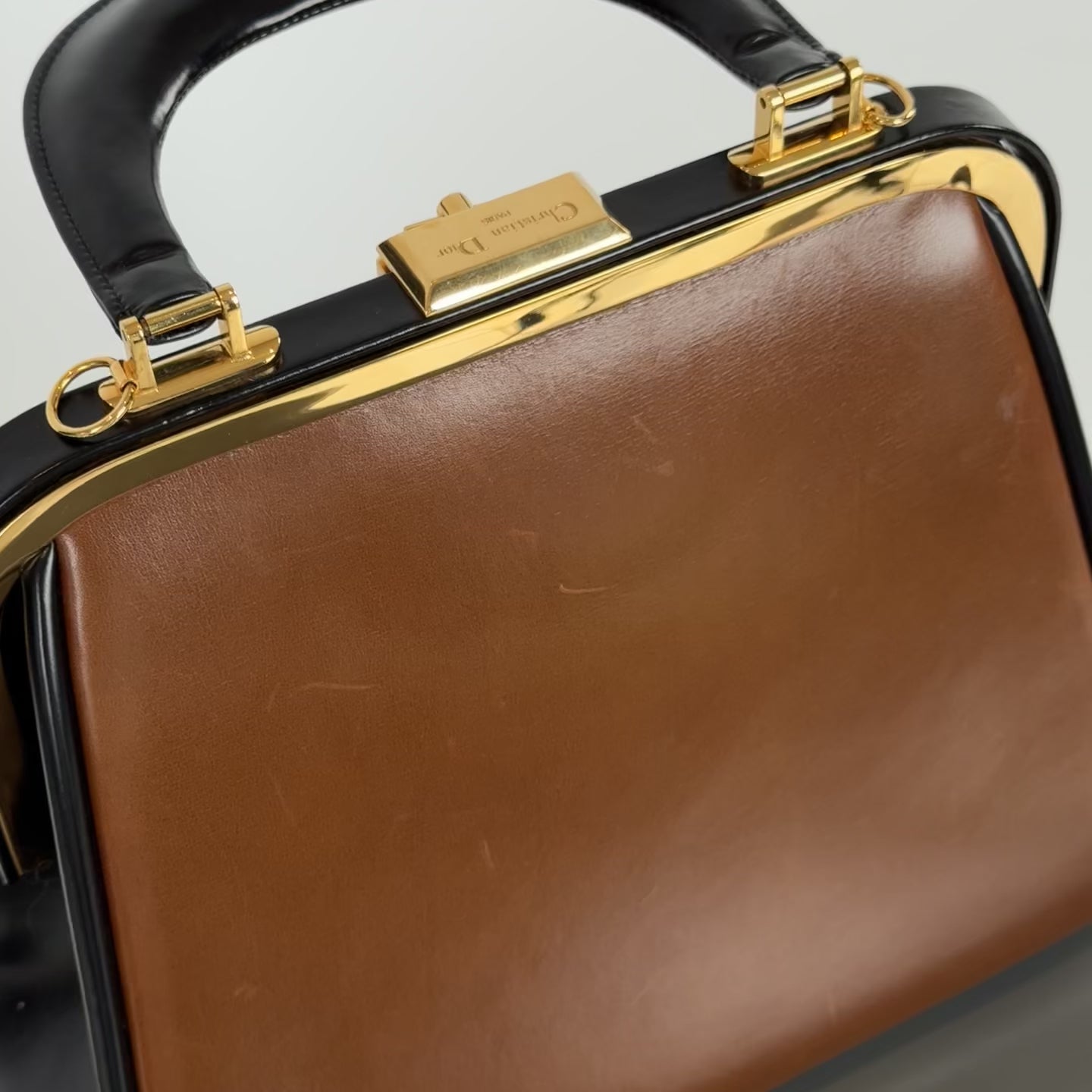 Christian Dior Vintage Fermoir Top Handle - Queen May