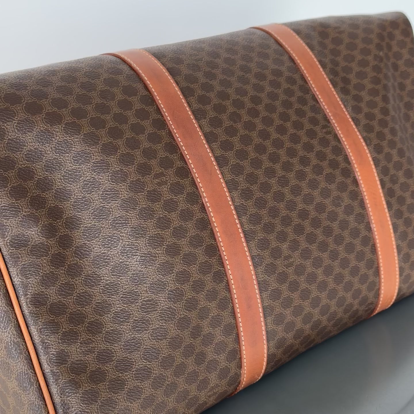 Vintage Celine Macadam Duffle Bag 50 - Queen May