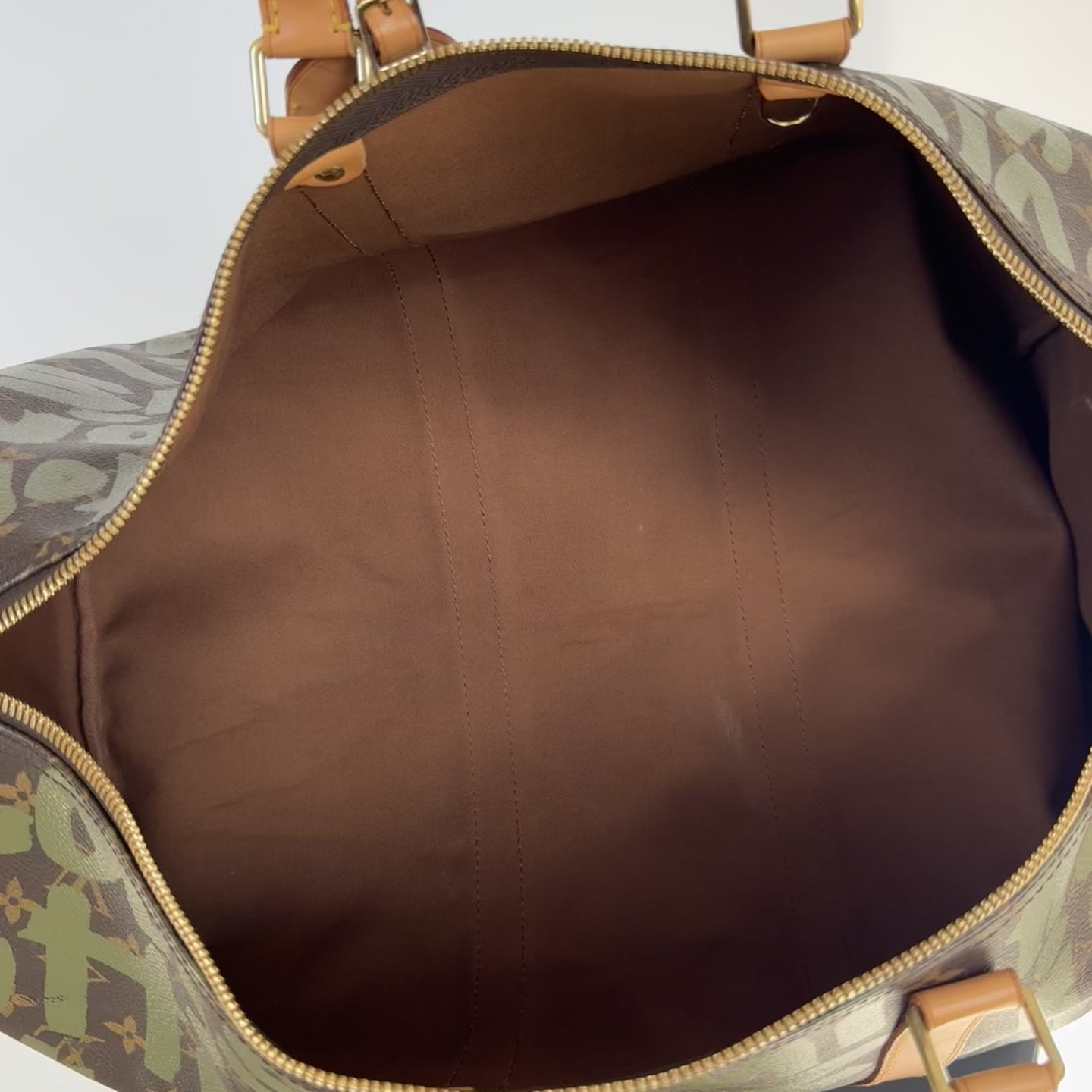 Louis Vuitton Stephen Sprouse Monogram Graffiti Keepall 50 Dark Green - Queen May