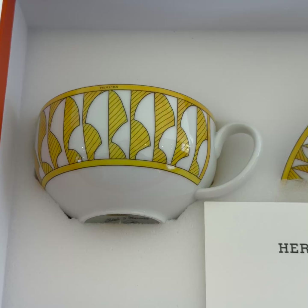 Hermes Soleil D'Hermes Tea Cup and Saucer - Queen May