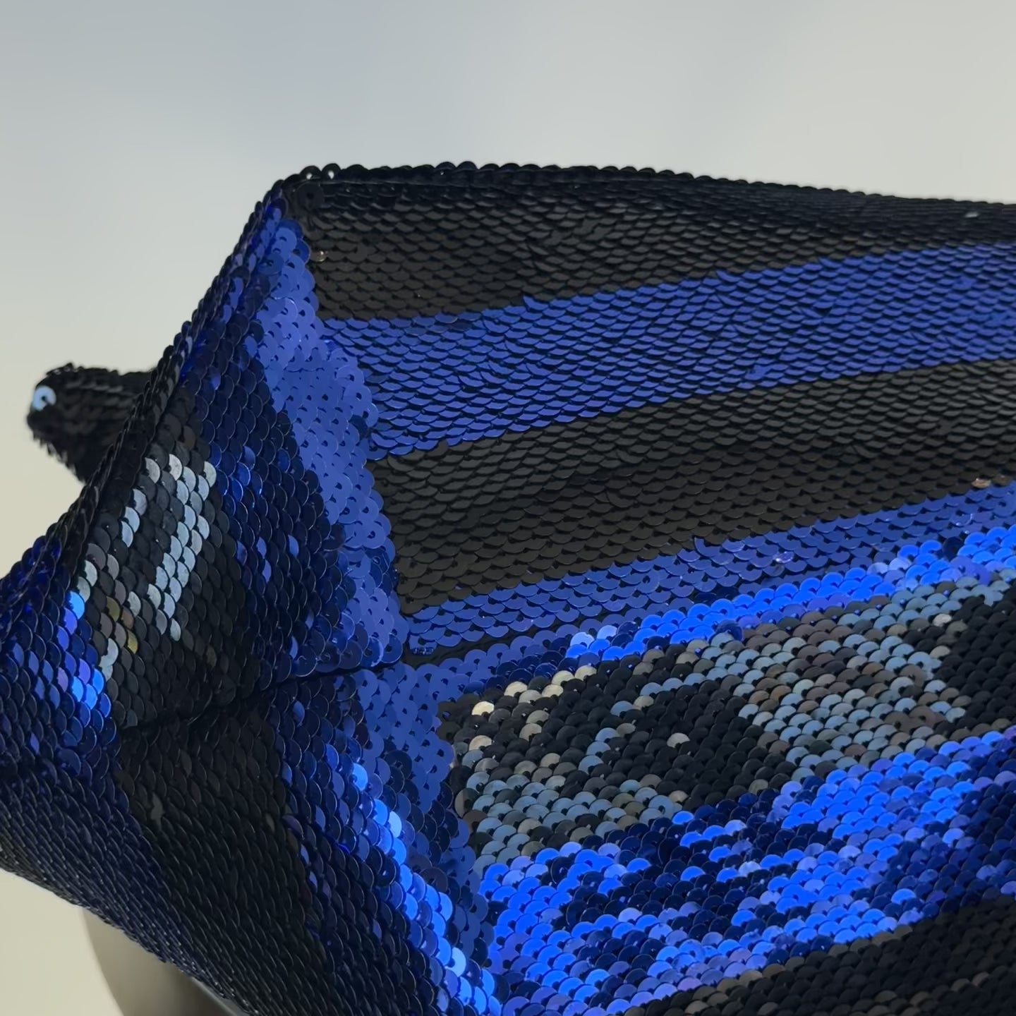 Prada Purple and Black Sequin Tote - Queen May