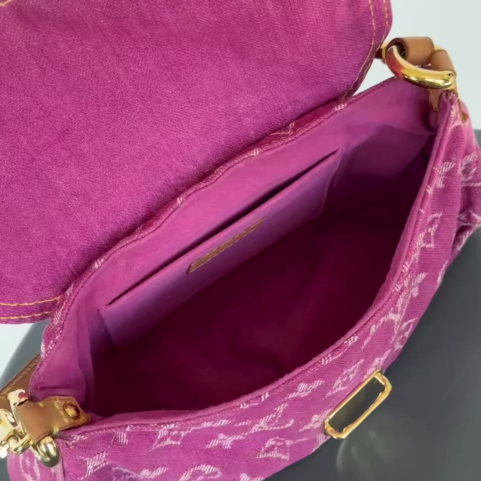 Louis Vuitton Denim Pink Pleaty - Queen May