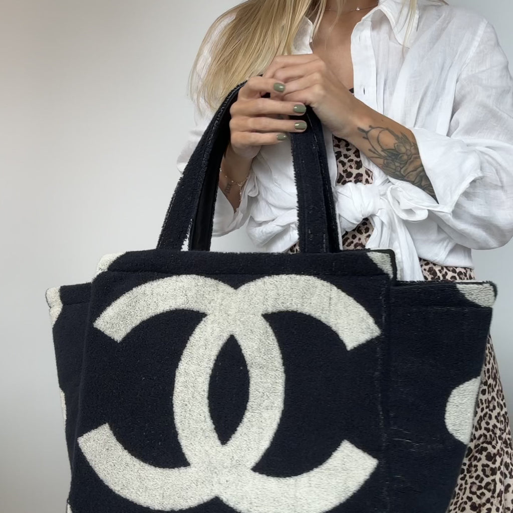 Lady Cuir x Queen May The Wave Towel Tote Bag - Queen May