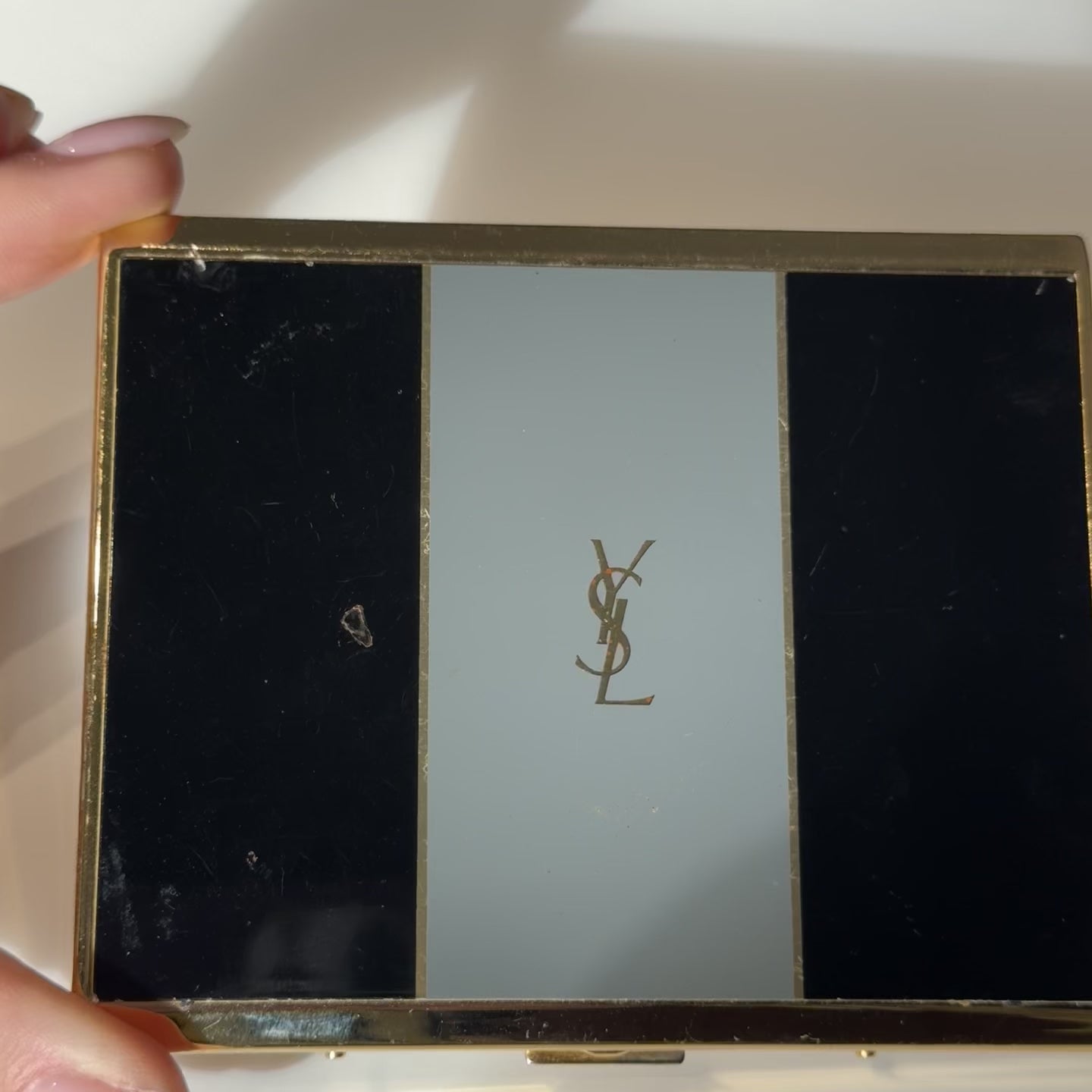 Vintage Yves Saint Laurent Cigarette Case / Card Holder - Queen May