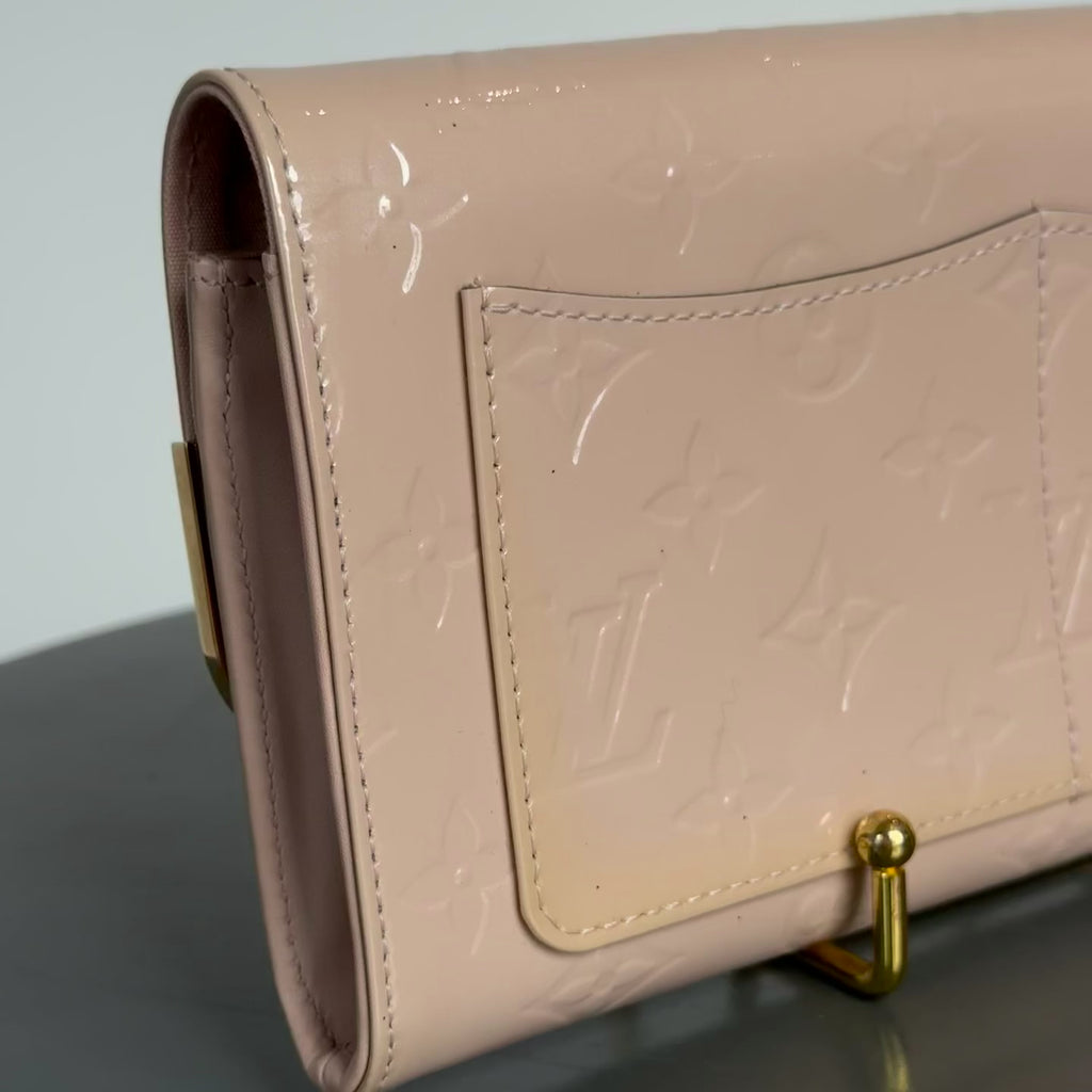 Louis Vuitton Blush Pink Vernis Rossmore MM - Queen May