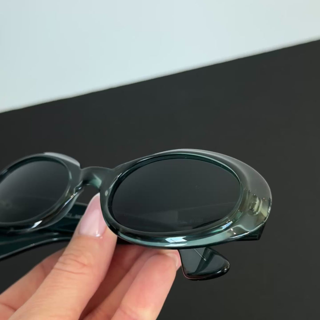 Gucci Transparent "Cool Grey" Sunglasses - Queen May