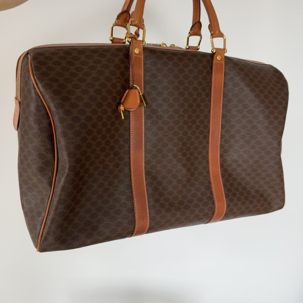 Vintage Celine Macadam Duffle Bag 50 - Queen May