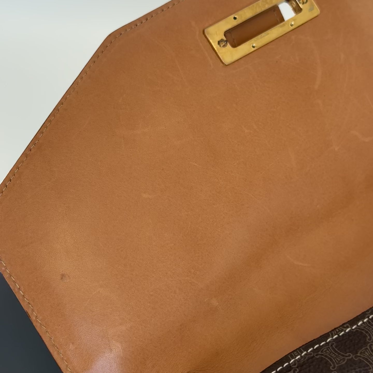 Celine Macadam Triomphe Crossbody Flap Bag - Queen May