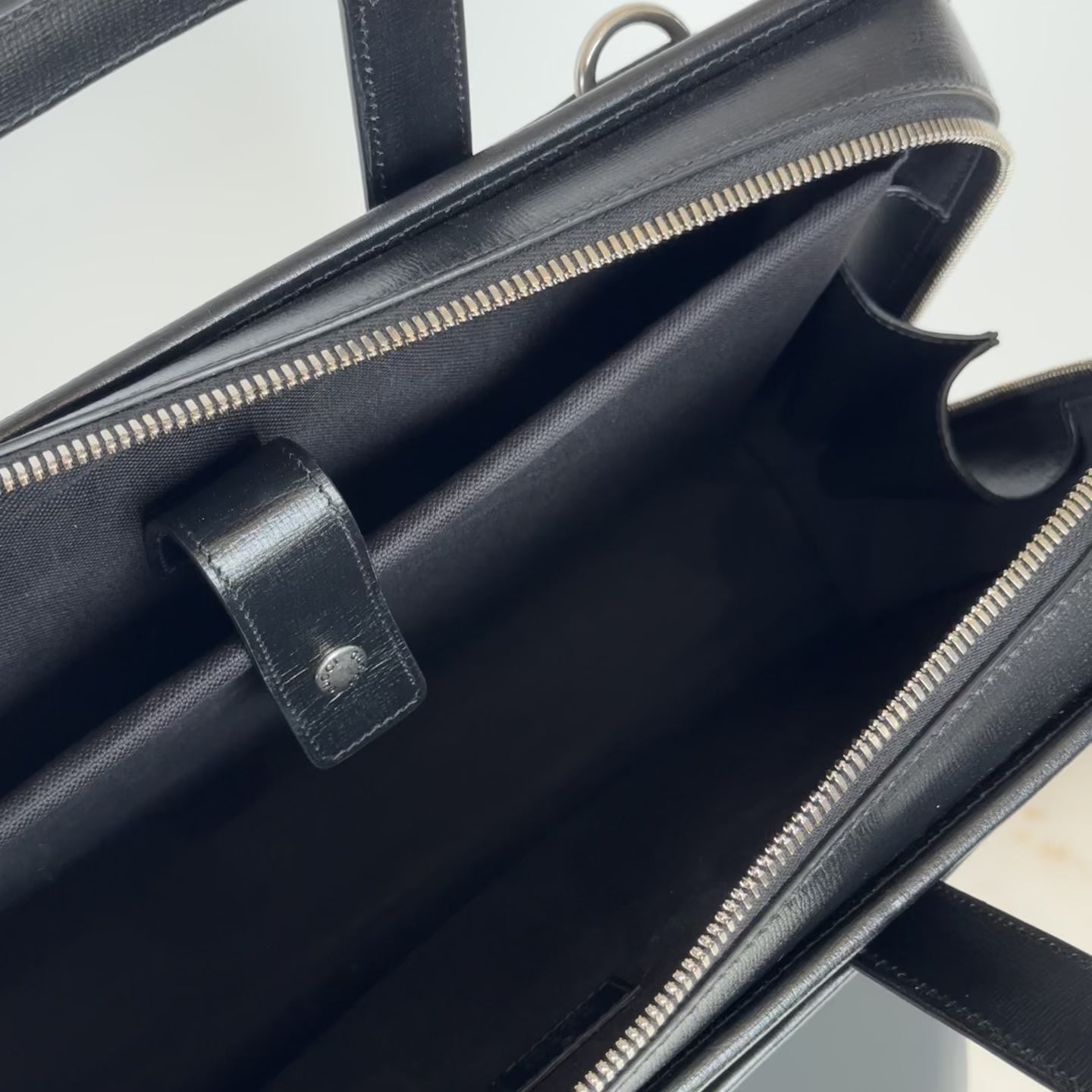 Gucci Interlocking G Patch Convertible Briefcase GG Coated Canvas - Queen May