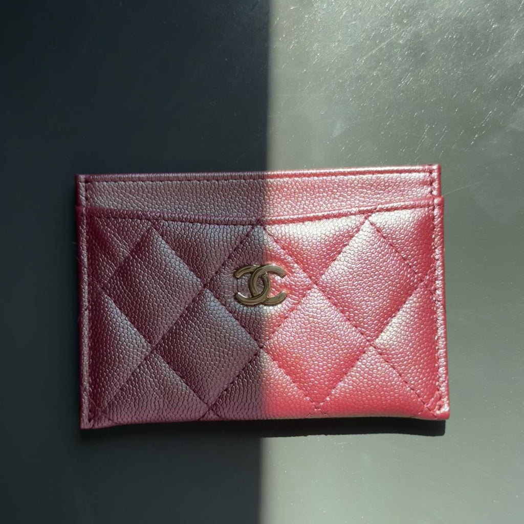 Chanel Iridescent Card Holder - Queen May