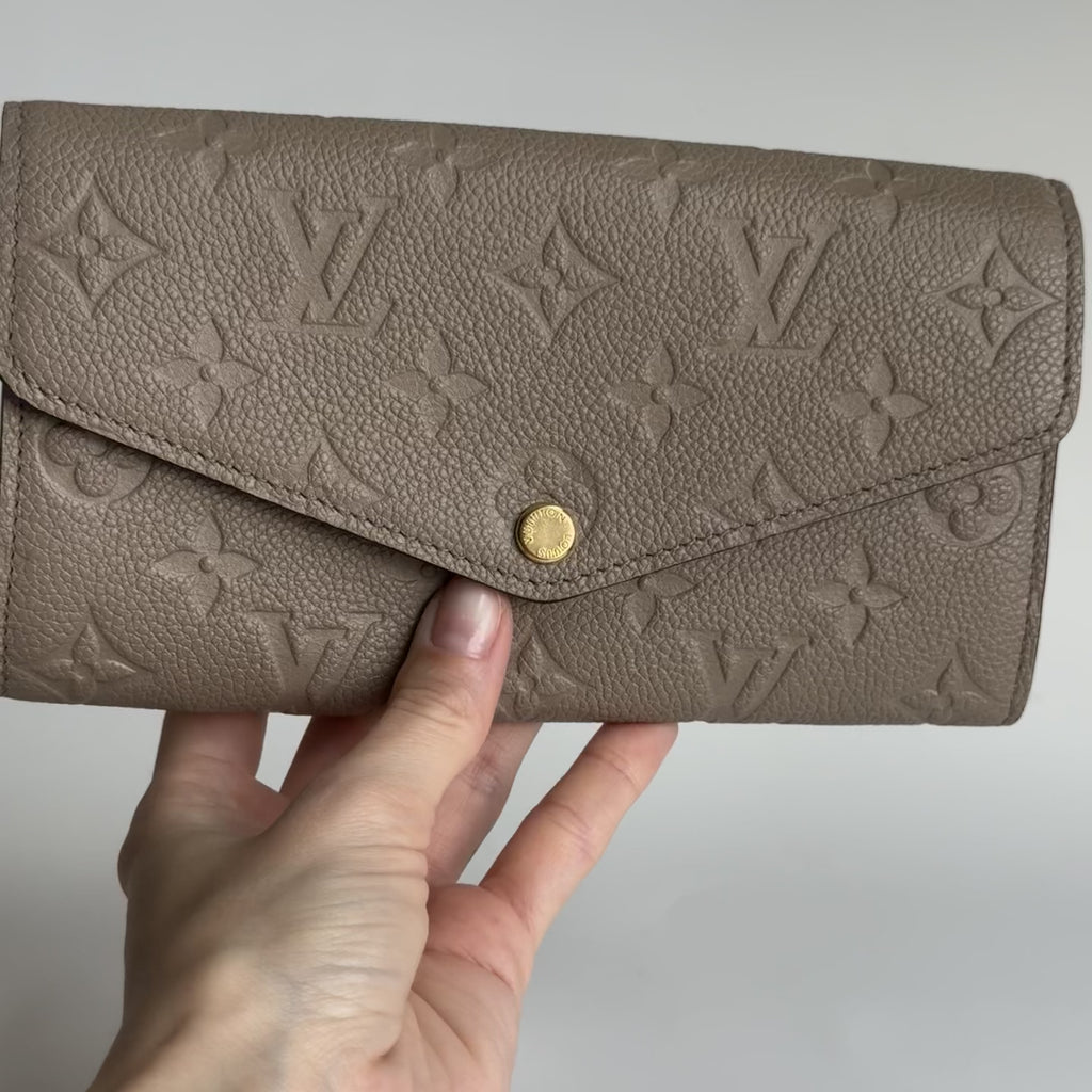 Louis Vuitton Empreinte Sarah Wallet Turtle Dove - Queen May