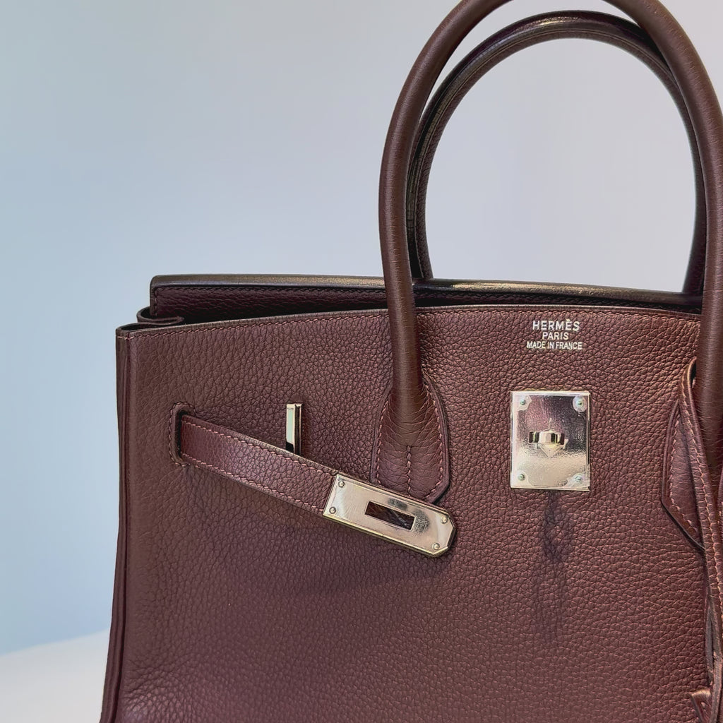 Hermes Birkin 35 Togo Leather Havane Palladium Hardware 2004 - Queen May