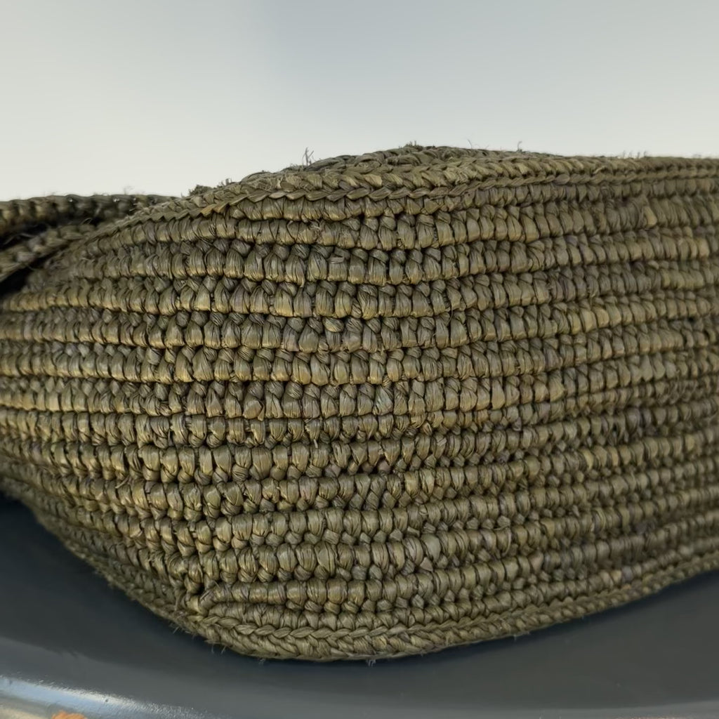 Loewe x Paula's Ibiza Ola Raffia - Queen May