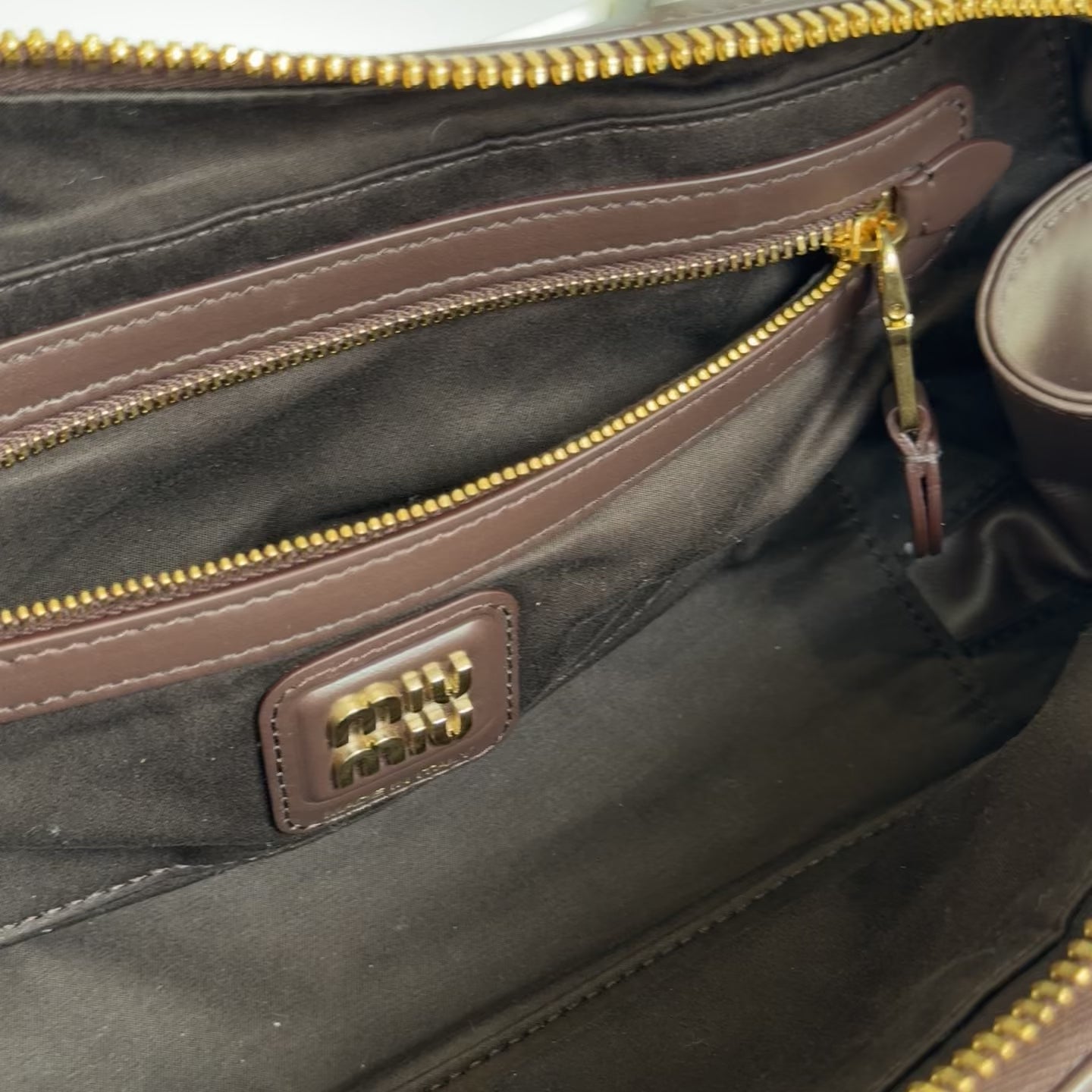 Miu Miu Beau Tote Bag Brown - Queen May