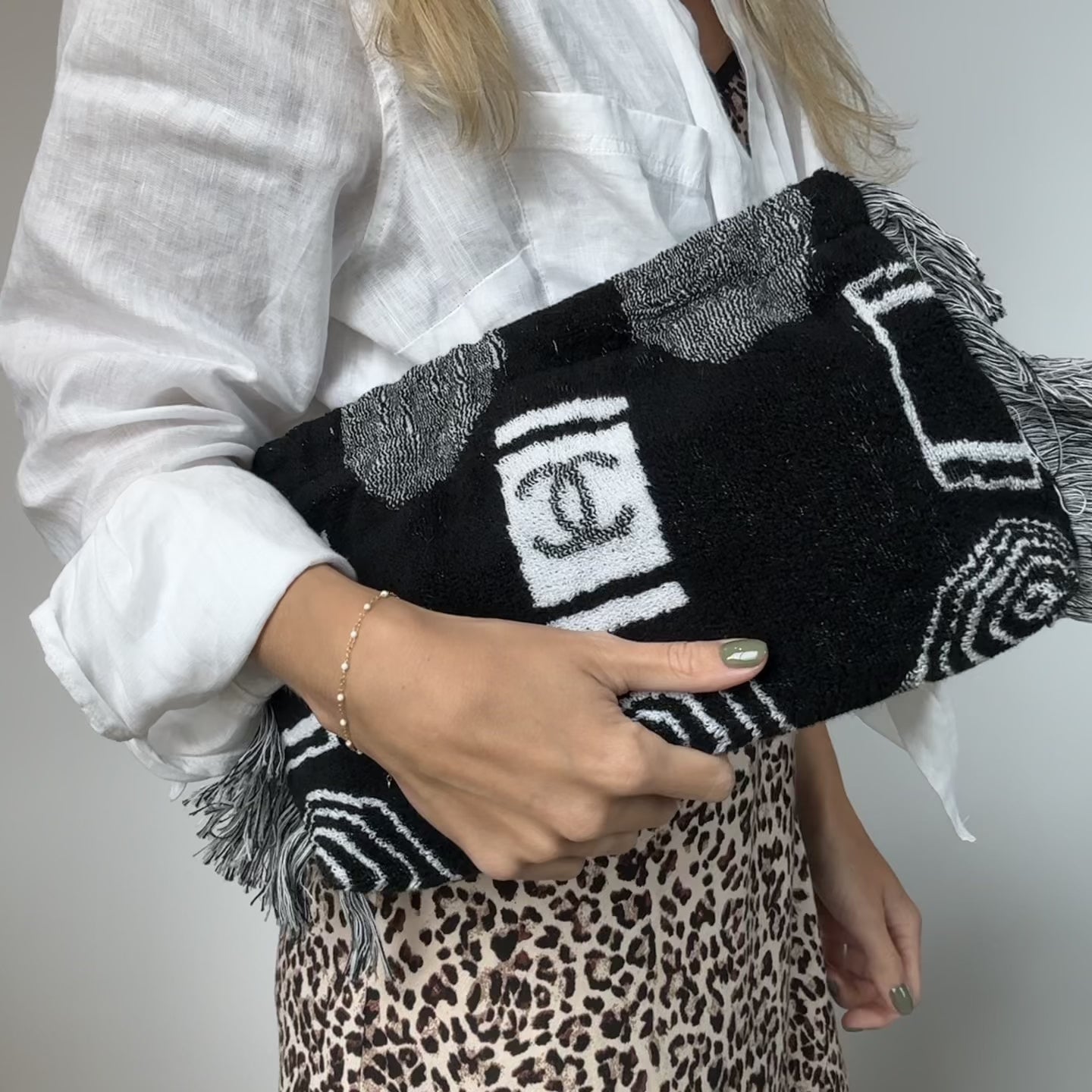 Lady Cuir x Queen May Fringe Tote Clutch - Queen May