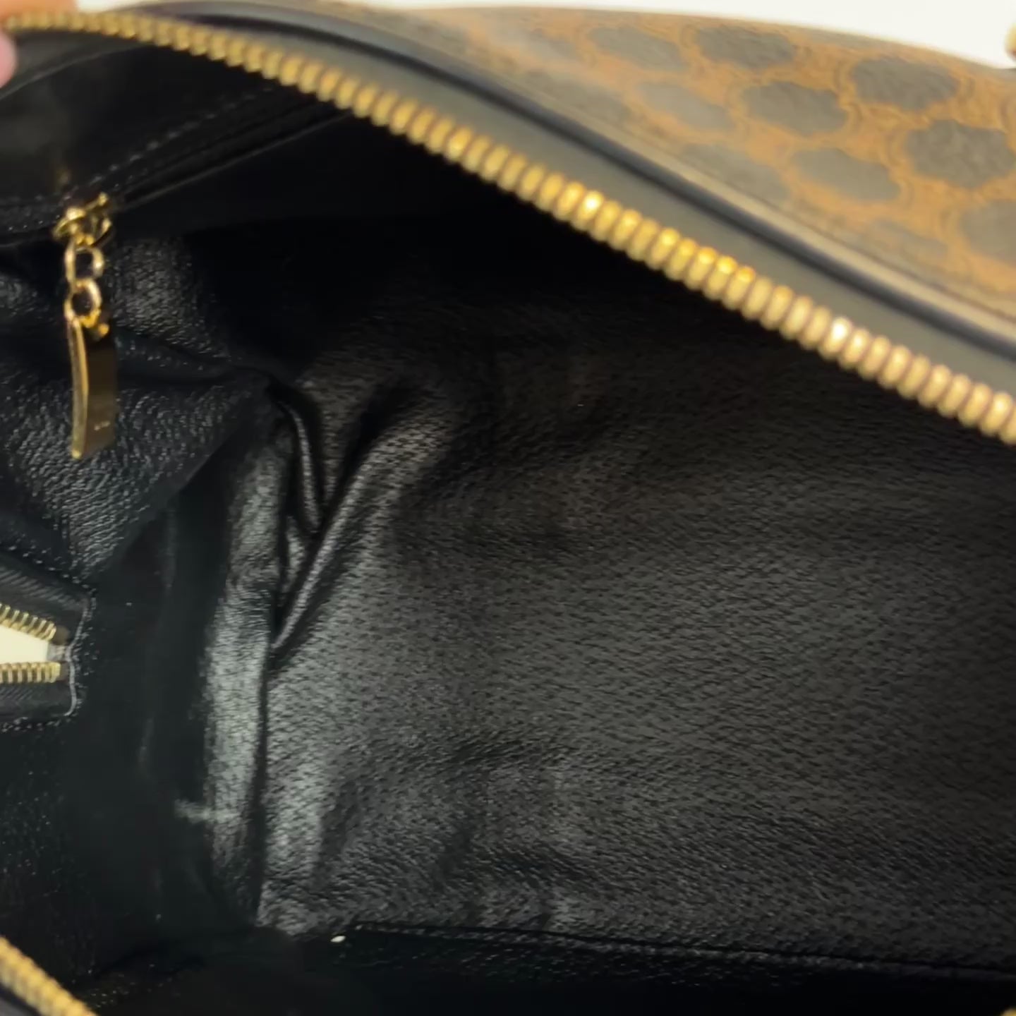 Vintage Celine Black Macadam Boston 25 - Queen May