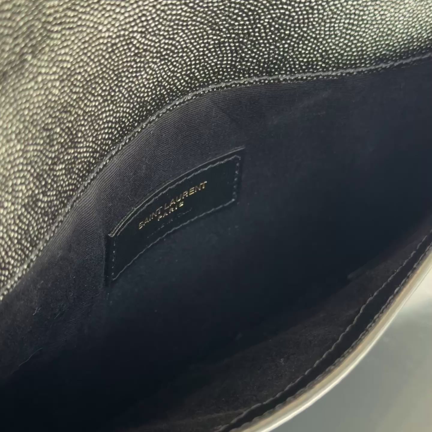 Saint Laurent Grain De Paudre Monogram Uptown - Queen May