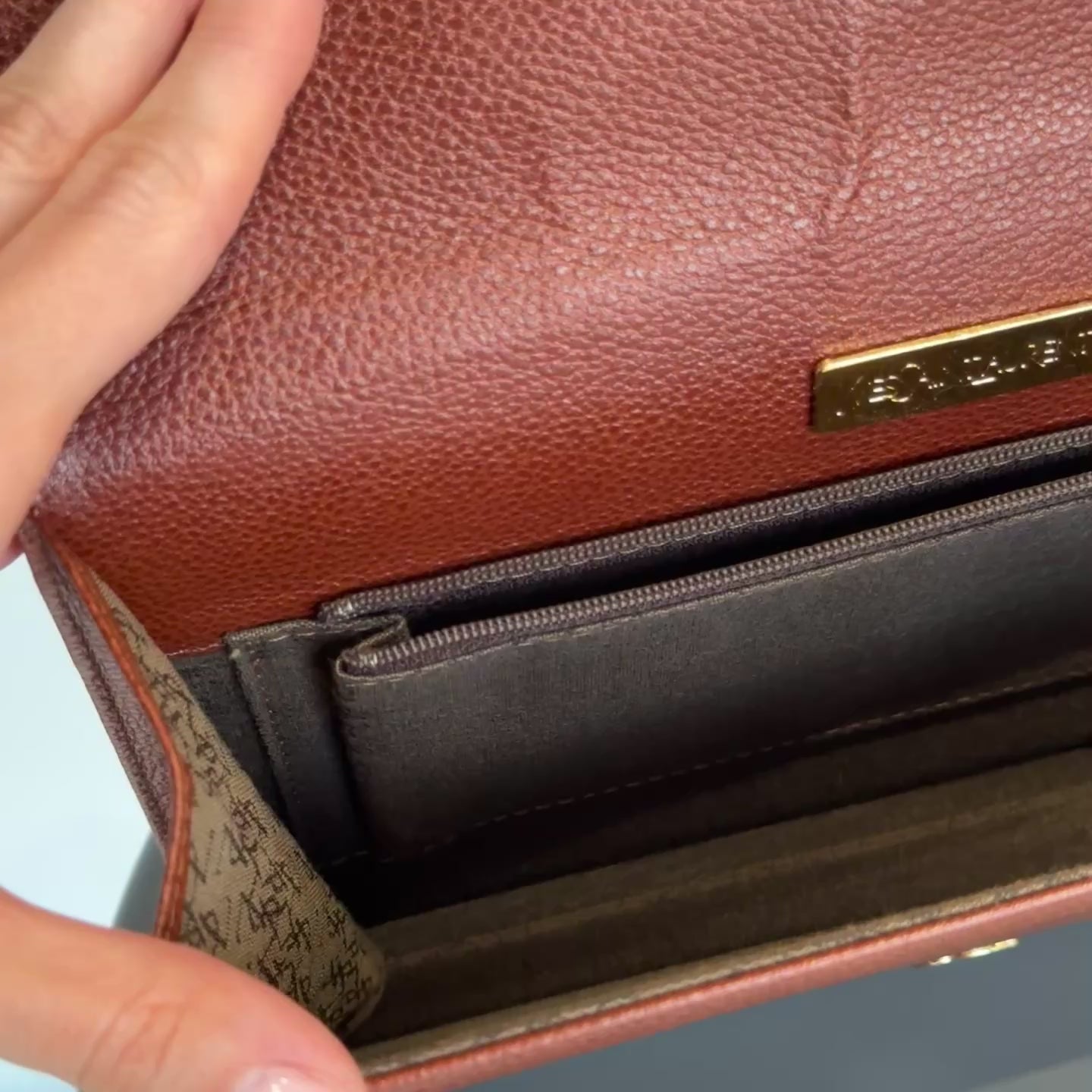 Vintage Yves Saint Laurent Brown Clutch - Queen May