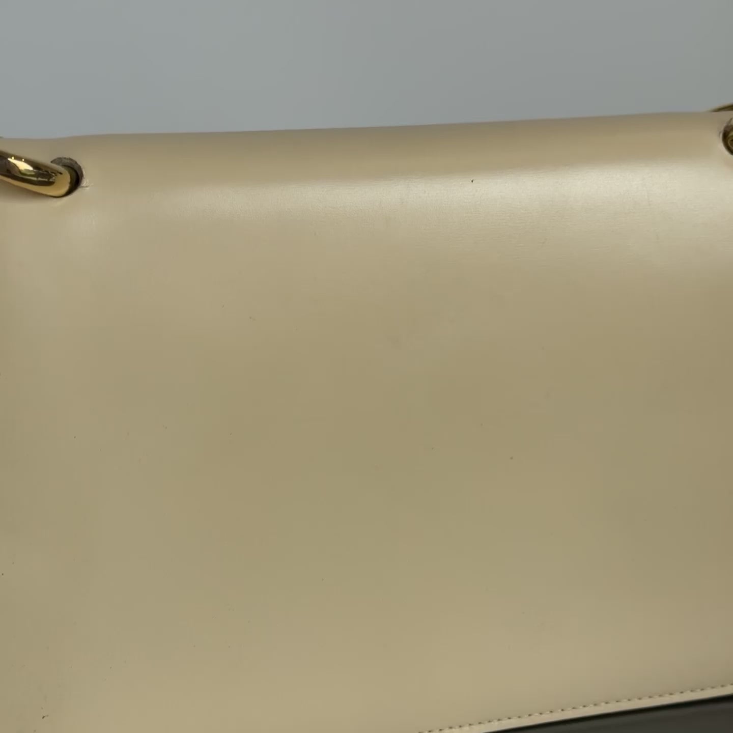 Celine Gancini Beige Leather Bag - Queen May