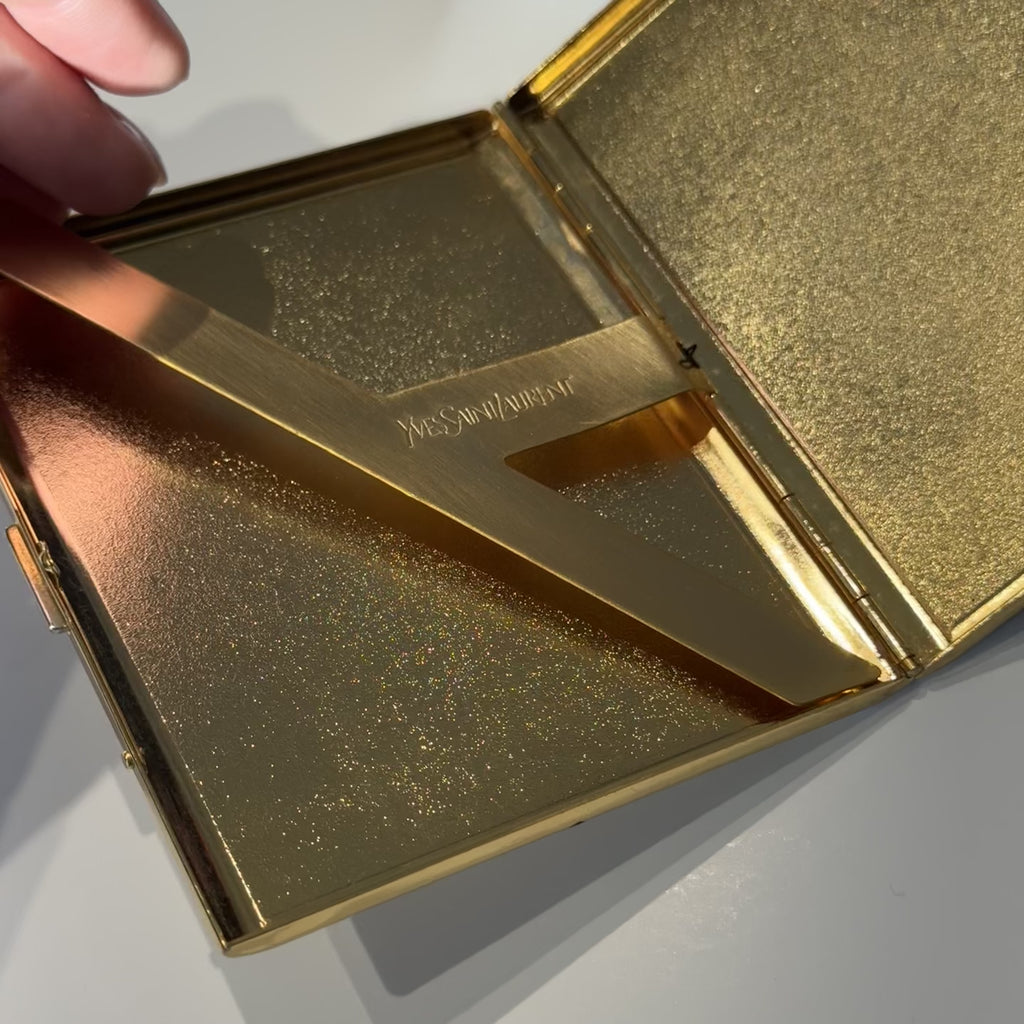 Vintage Yves Saint Laurent Cigarette Case / Card Holder - Queen May
