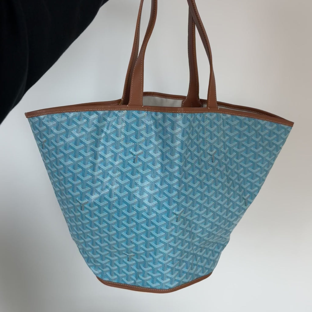 Limited Edition Goyard Belharra Reversible MM Turquoise - Queen May
