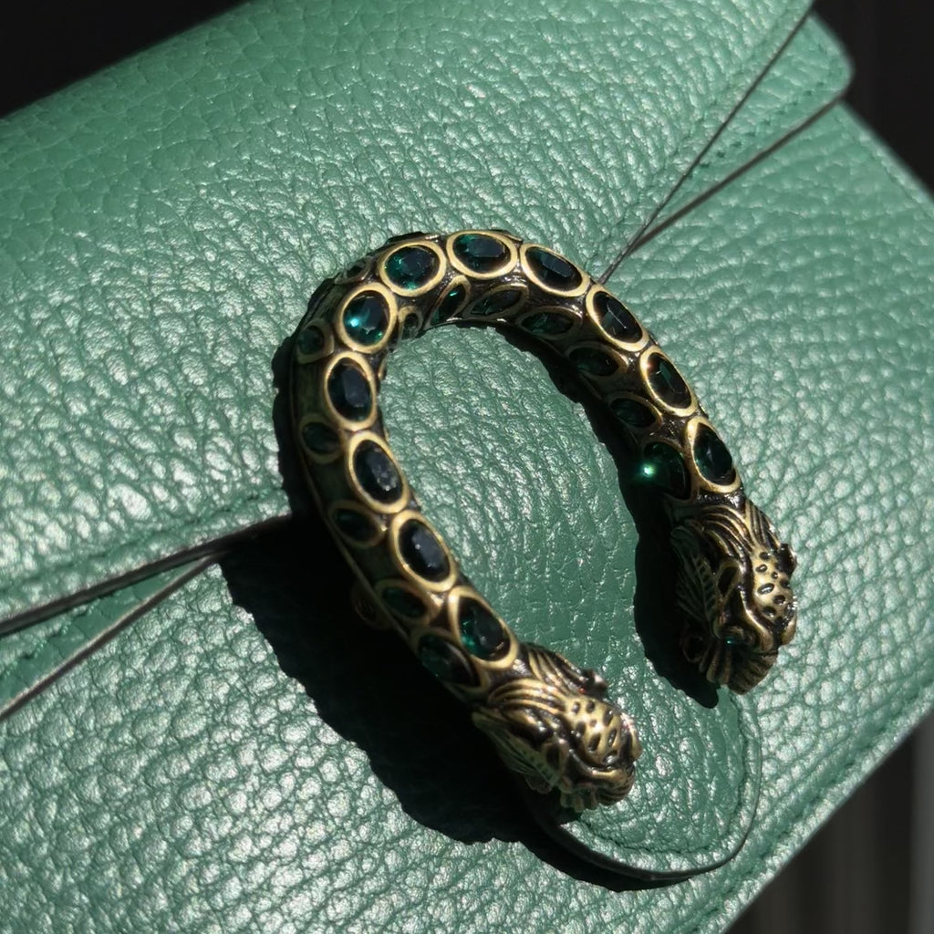 Gucci Dollar Green Calfskin Super Mini Dionysus Crossbody Bag - Queen May