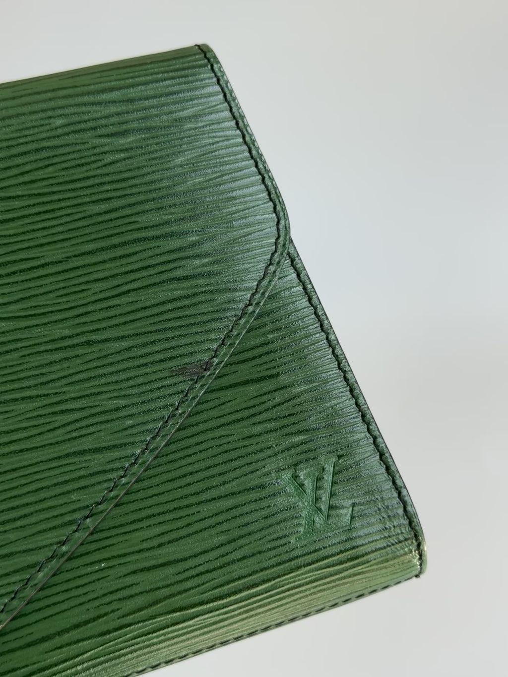 Louis Vuitton Green Epi Leather Pochette - Queen May