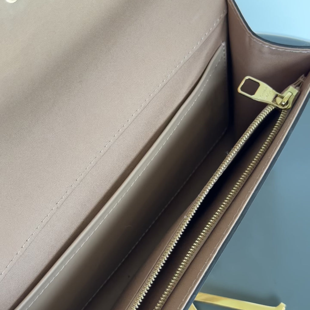 Louis Vuitton Vernis Patent Leather Louise Clutch - Queen May