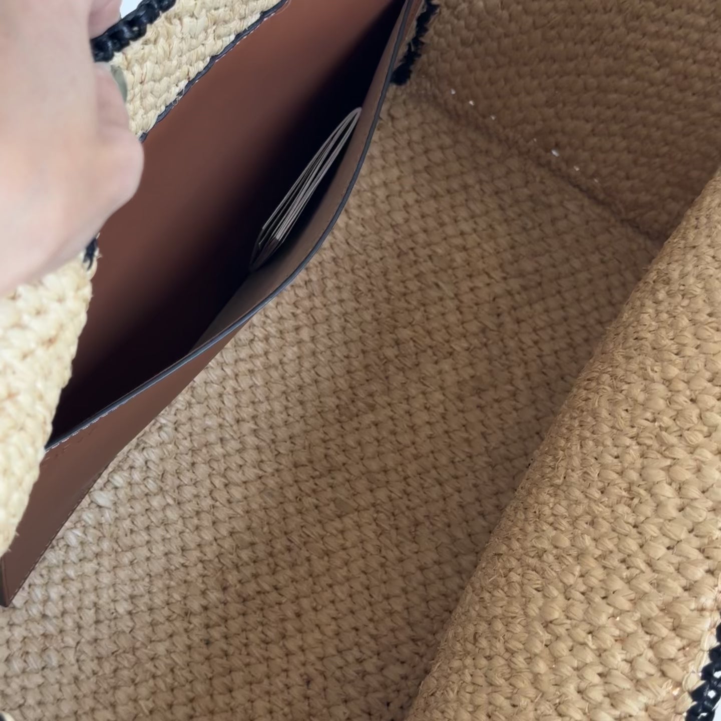 Loewe X Paula's Ibiza Font Large Tote Bag Raffia - Queen May