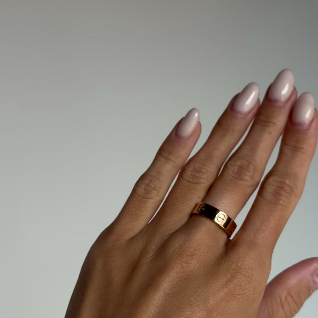Cartier 18K Rose Gold Love Ring - Queen May