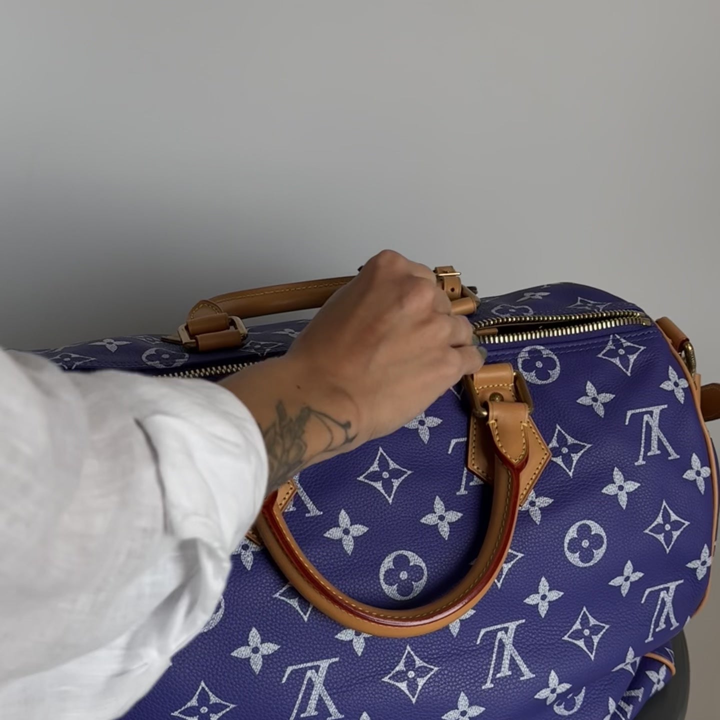 Louis Vuitton Speedy P9 Bandouliere 40 in Amethyst - Queen May