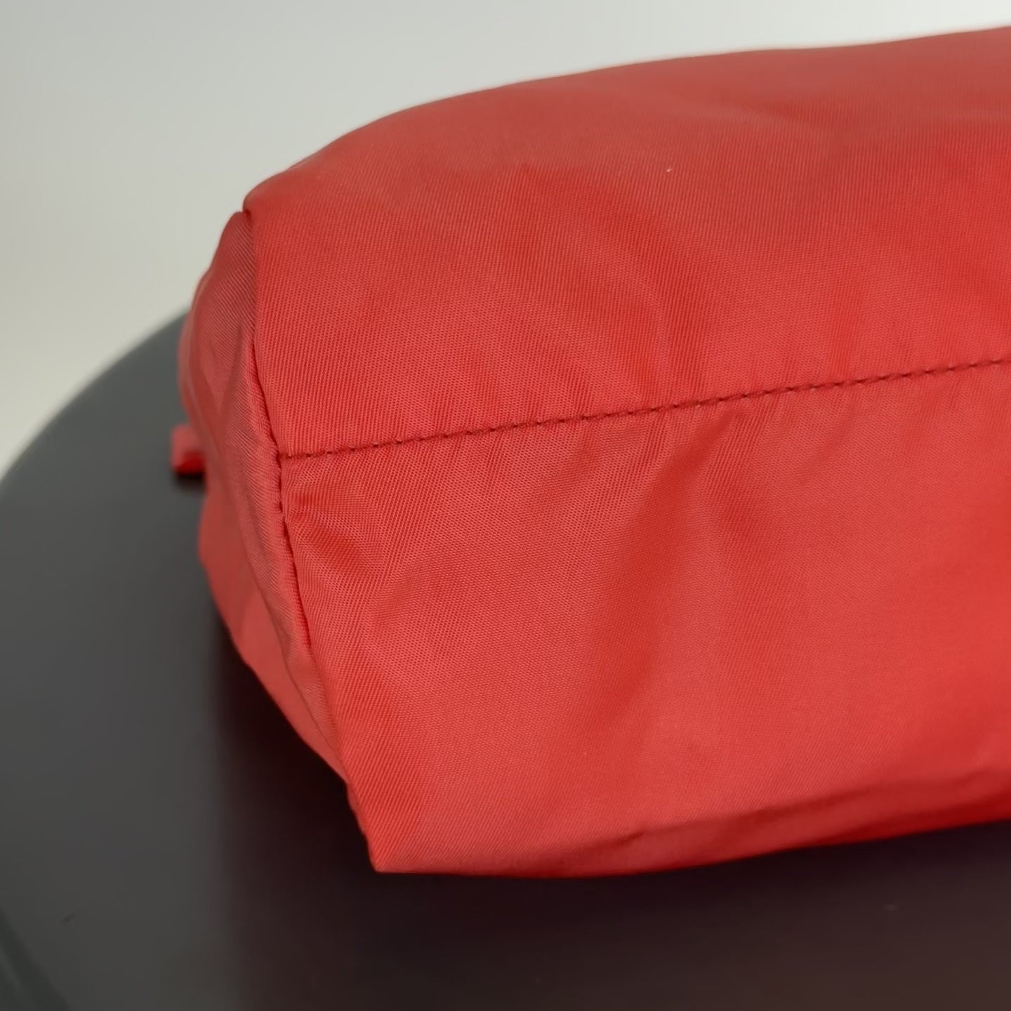 Prada Nylon Orange Cosmetic Pouch - Queen May