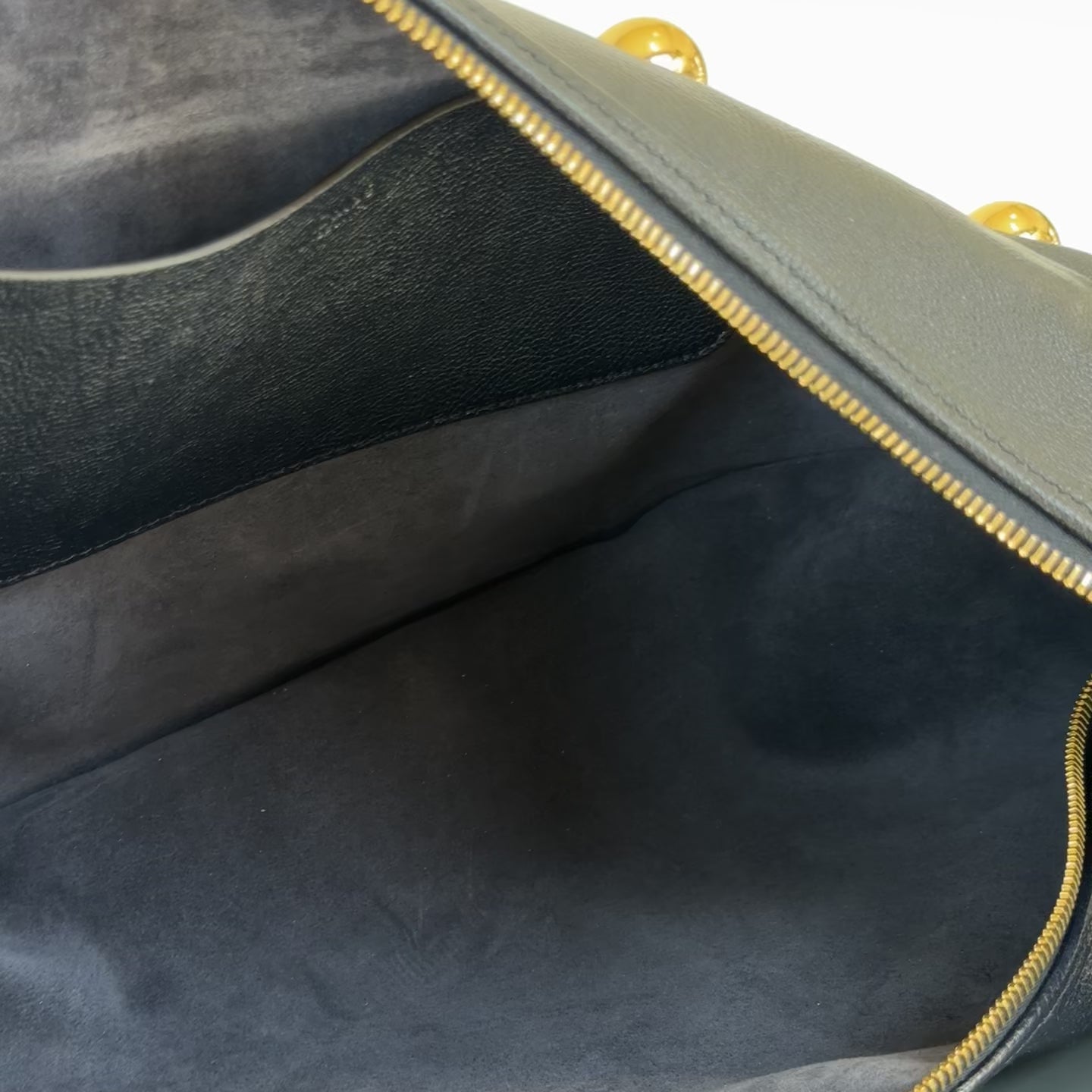 Chloe Large Navy Bracelet Stud Hobo Bag - Queen May