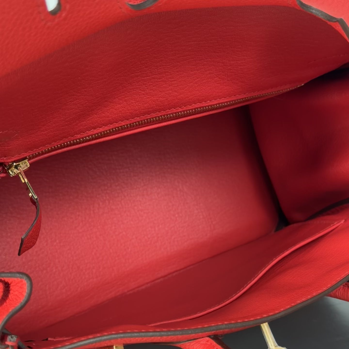 Hermes Birkin 25 Rouge De Coeur Togo Gold Toned Hardware - Queen May