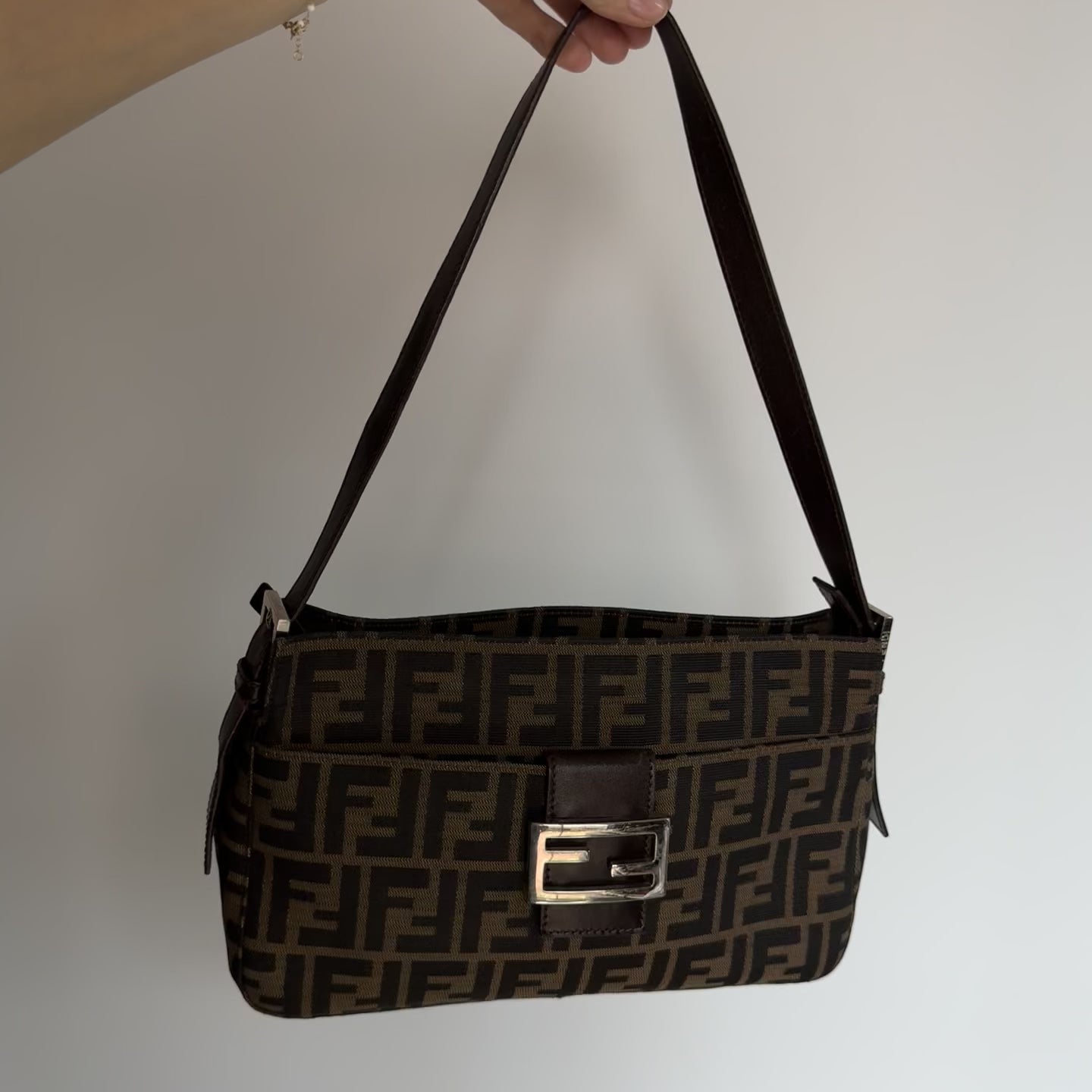Fendi Zucca Shoulder Bag - Queen May
