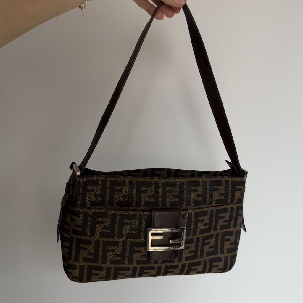 Fendi Zucca Shoulder Bag - Queen May