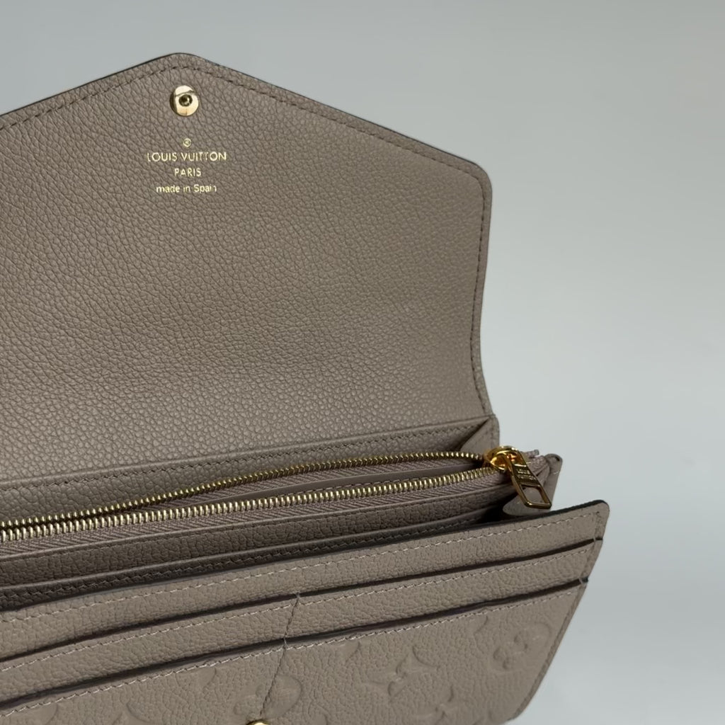 Louis Vuitton Empreinte Sarah Wallet Turtle Dove - Queen May