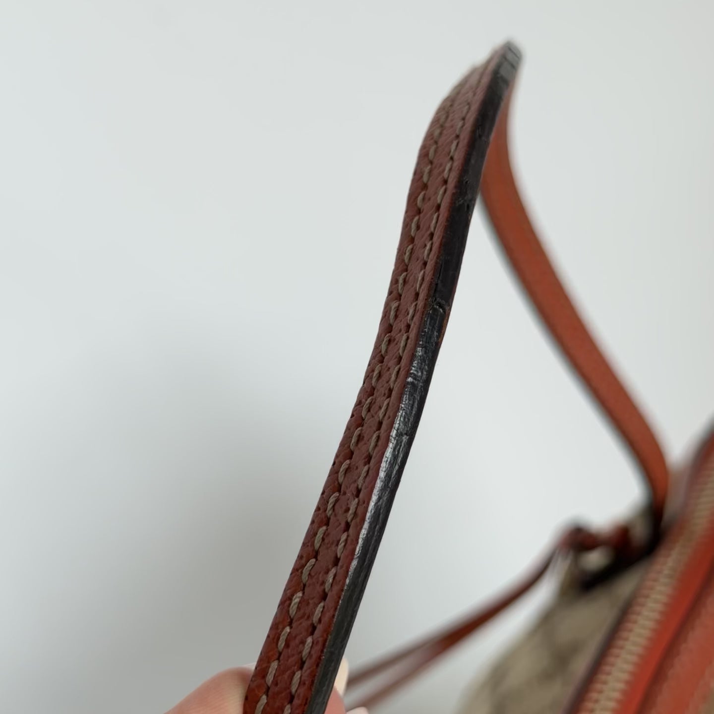 Gucci GG Canvas Bree Dome Bag Orange - Queen May
