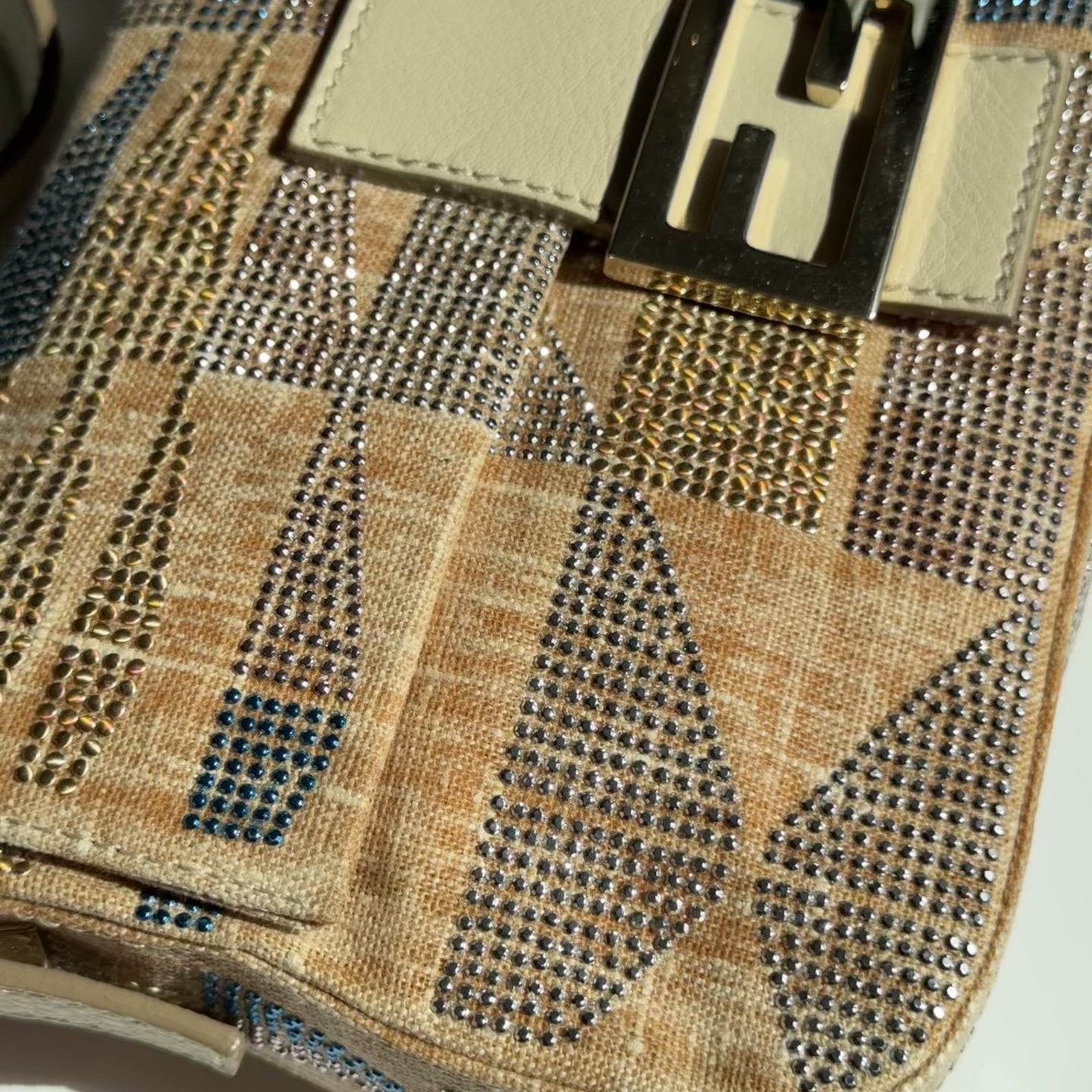 Ultra Rare Fendi Rhinestone Baguette - Queen May