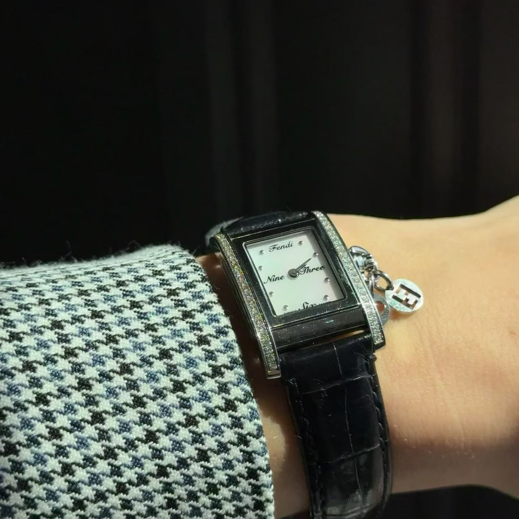 Fendi 7100L Mother Of Pearl "Reverso" Watch - Queen May