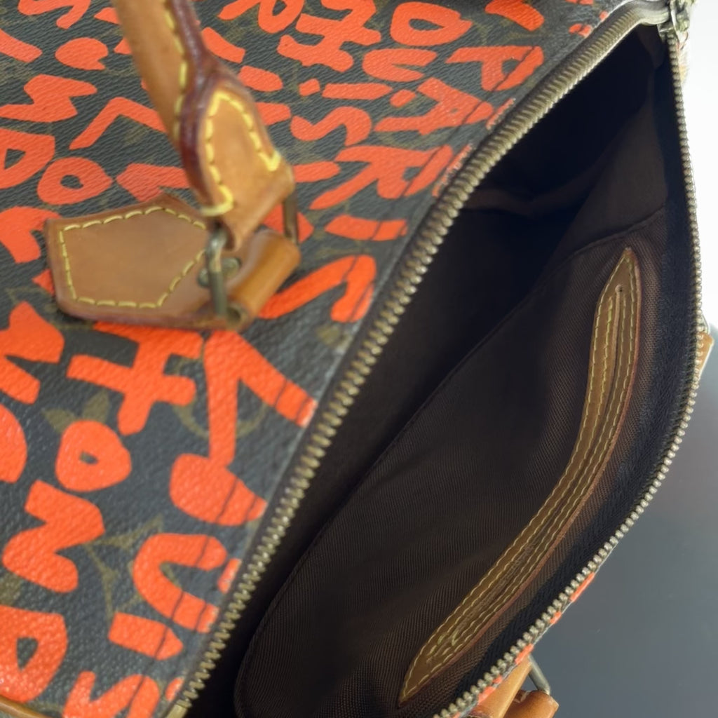 Louis Vuitton Stephen Sprouse Orange Graffiti Speedy 30 - Queen May