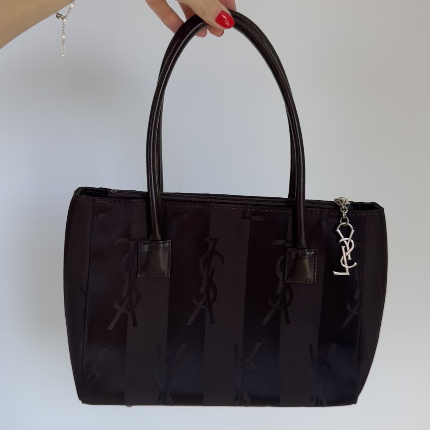 Vintage YSL Nylon Tote Bag - Queen May