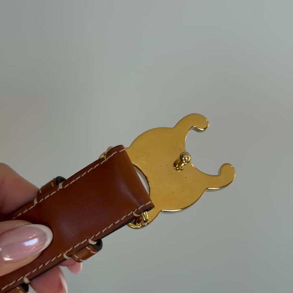 Celine Triomphe Medium Belt - Queen May